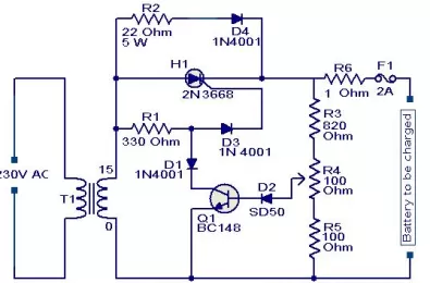 MẠCH SẠC PIN SỬ DỤNG SCR
